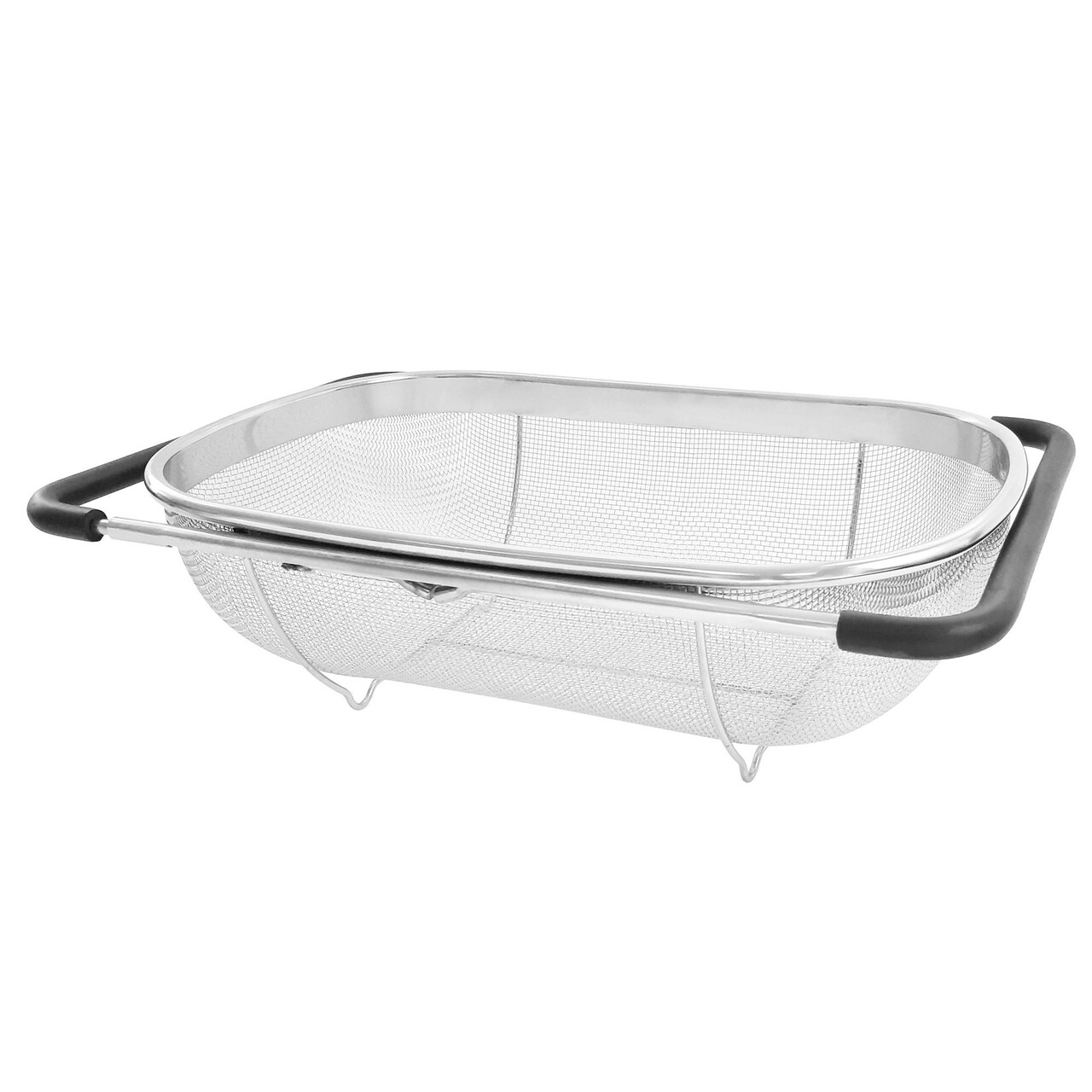 Strecuratoare cu manere reglabile, Zokura, 34x24x11 cm, inox/cauciuc - imagine 4